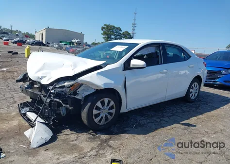 2017 Toyota Corolla L z USA, uszkodzony, nr VIN 2T1BURHE7HC746755
